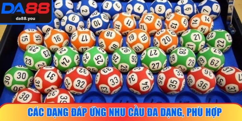 Các dạng đáp ứng nhu cầu đa dạng, chiến thuật phù hợp