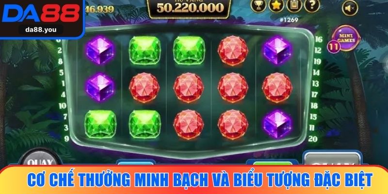 Cơ chế quay thưởng minh bạch và biểu tượng đặc biệt