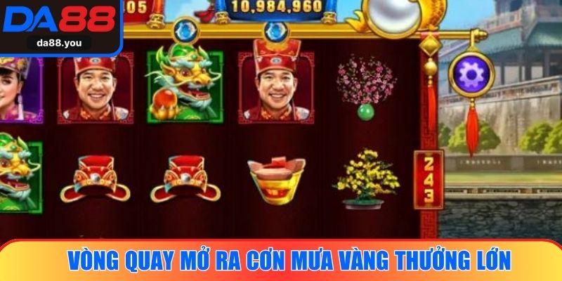 Vòng quay mở ra cơn mưa vàng thưởng lớn về tay người may mắn